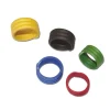100 Bagues spirale plastique diamètre 18 mm rouge identification