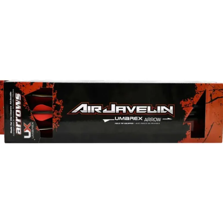 6 Flèches Airjavelin pointe field tip fibre de carbone 37,8cm