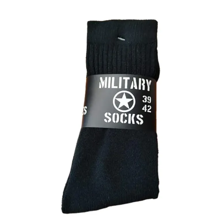 3 paires chaussettes mi hautes noires 39/42 et 43/46