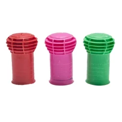 3 Pierres Décapantes Fibre Verre PP 6x4x3.2cm Rouge Rose Vert