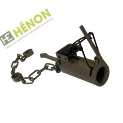 3 Pièges raton laveur couvre-main tube 9cm métal chaîne 30cm