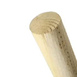 20 Piquets en Châtaignier Fraisé - Ø6cm x 2m - Certifiés PEFC