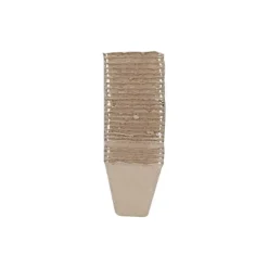 24 Pots Biodégradables Carrés 8 cm pour Semis