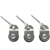 3 poulies à vis articulée, axe central 2mm