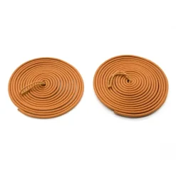 3 Spirales d'encens anti-moustique 8h citronnelle métal argenté