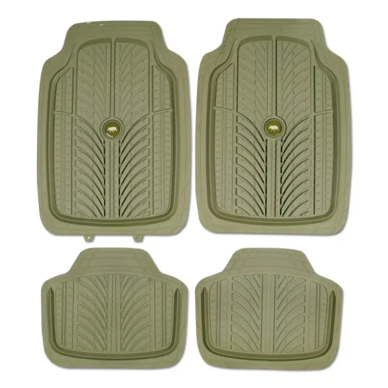 4 Tapis de protection pour voiture anti-glisse 70x50cm et 39x47cm