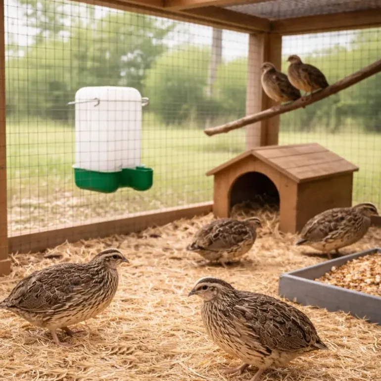 Abreuvoir de cage 1L poussins cailles ou oiseaux OLBA