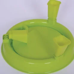 Abreuvoir gradué sur pied avec poignée vert 10L