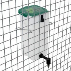 Abreuvoir lapin pipette 1L fixation clip Olba