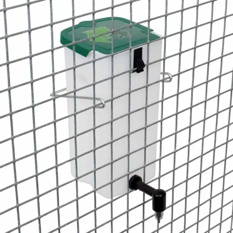 Abreuvoir lapin pipette 1L fixation clip Olba