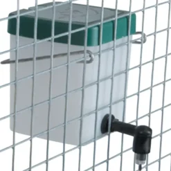 Abreuvoir lapins pipette PVC 0,5 L fixation cage