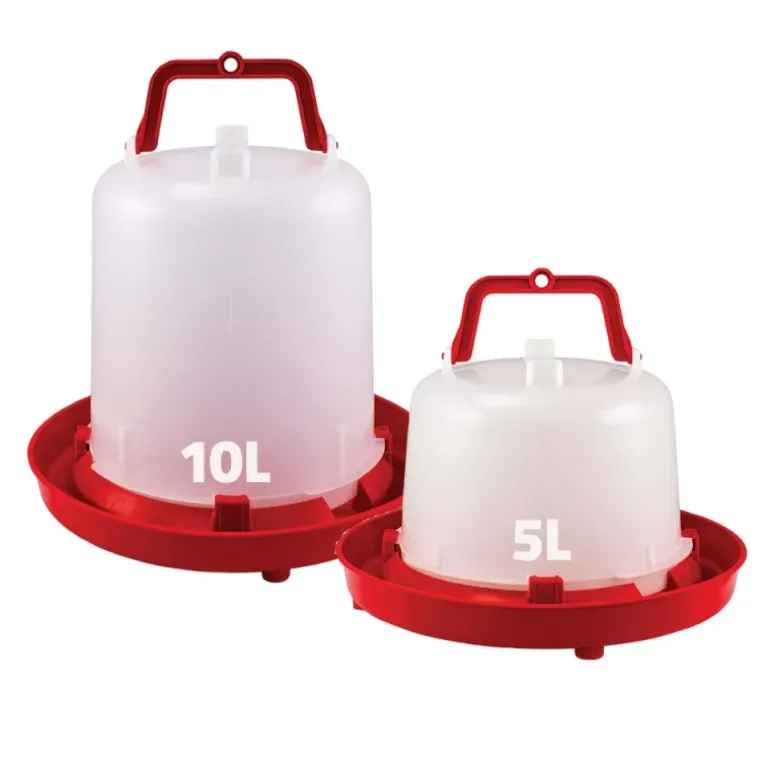 Abreuvoir plastique poule premium robuste avec poignée 5 L