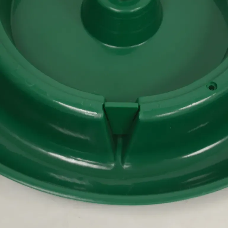 Abreuvoir seau à anse blanc et vert contenance 18 L Olba