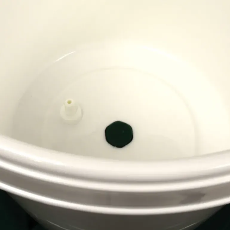 Abreuvoir seau à anse blanc et vert contenance 18 L Olba