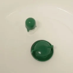 Abreuvoir seau à anse blanc et vert contenance 18 L Olba