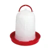 Abreuvoir siphoïde pour volailles 3L - Rouge et blanc - GAUN