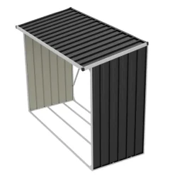 Abri Bûches Métal 2,6 Stères pour Bûches de 50 cm