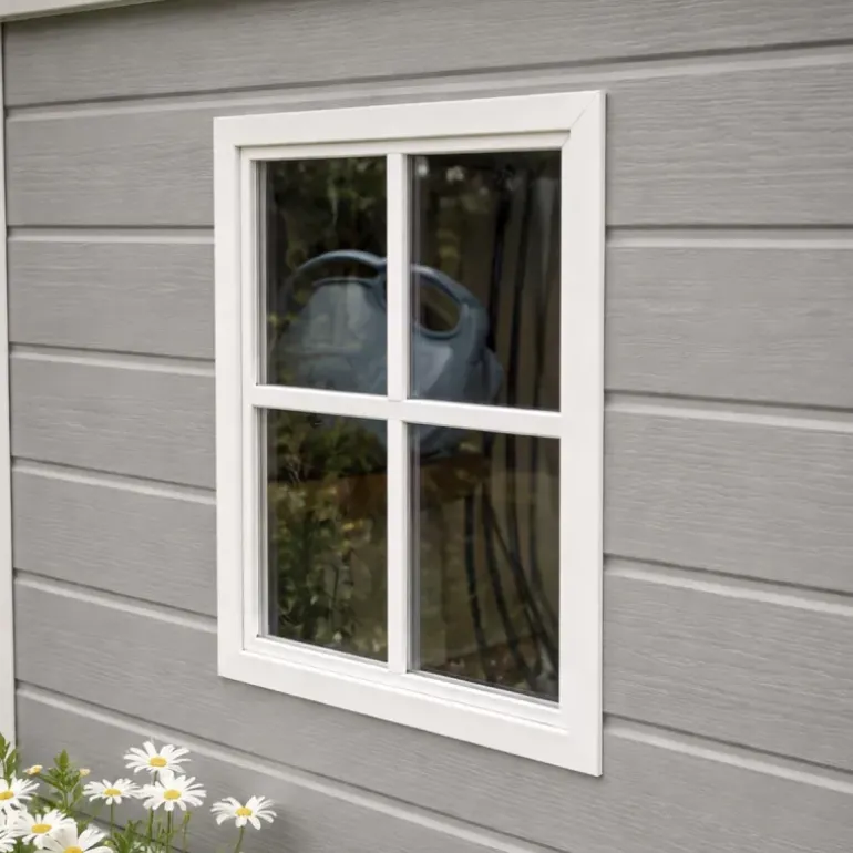 Abri de jardin Lys en plastique hauteur 230 cm - 2 portes 6,88m²