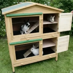 Abri pour rongeurs APPARTEMENT 2 zones 118 X 61 X 130 cm