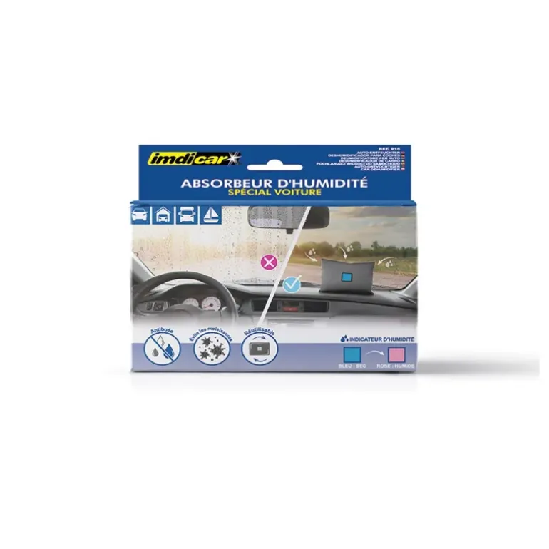Absorbeur d'humidité rechargeable au micro-ondes - Accessoire voiture