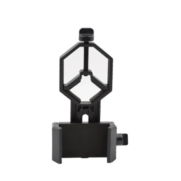 Adaptateur smartphone jumelles métal plastique PA noir 54 à 90mm