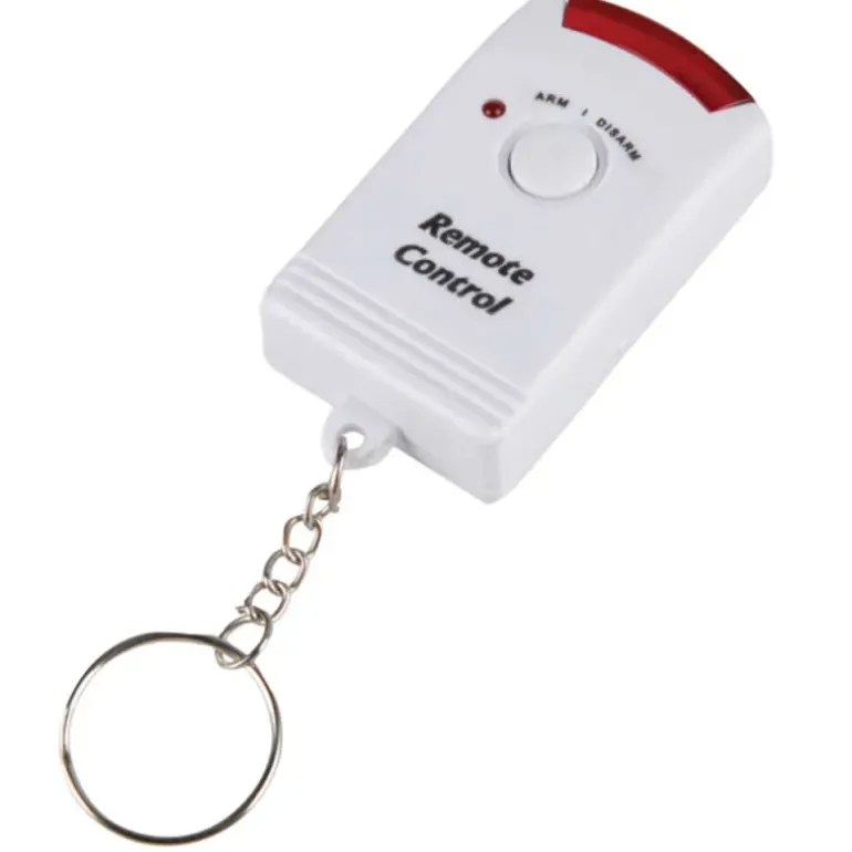 Alarme détecteur 125x90x70mm + 2 télécommandes - 4 piles AA