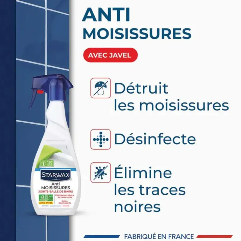 Anti-moisissures Starwax pour joints de salle de bain - 500ml