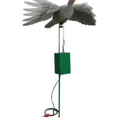 Appelant pigeon électrique à ailes battantes hauteur 82cm, longueur fil 120cm