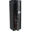 Armoire forte 5 verrous 12 armes 64kg 140x45x40cm + coffre