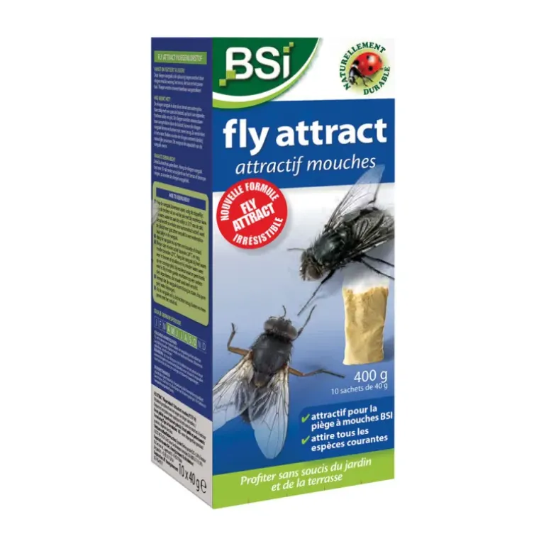 Attractant mouches en sachets BSI 400g utilisable en extérieur
