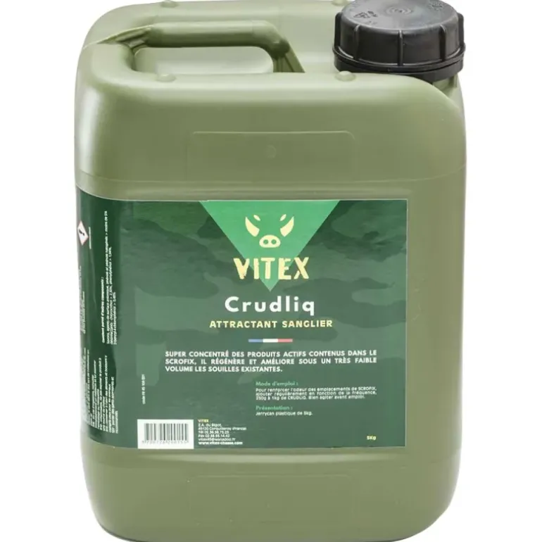 Attractant sanglier Crudliq - Appât liquide chasse gibier
