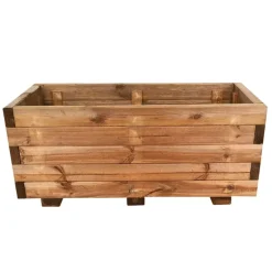Bac à fleurs rectangulaire bois autoclave 80x40xH33cm Bois autoclave