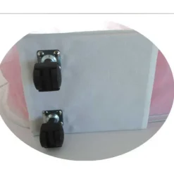 Bac à linge sur roulettes mobile pratique rangement maison