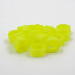 Bagues à clip éco Ø25mm par 50 pièces jaune