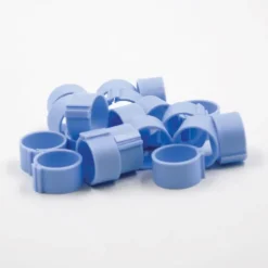 Bagues à clip éco Ø25mm par 50 pièces Bleu