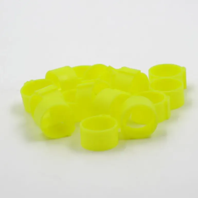Bagues à clip éco Ø18mm par 50 pièces Noir