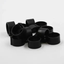 Bagues à clip éco Ø18mm par 50 pièces Jaune Fluo