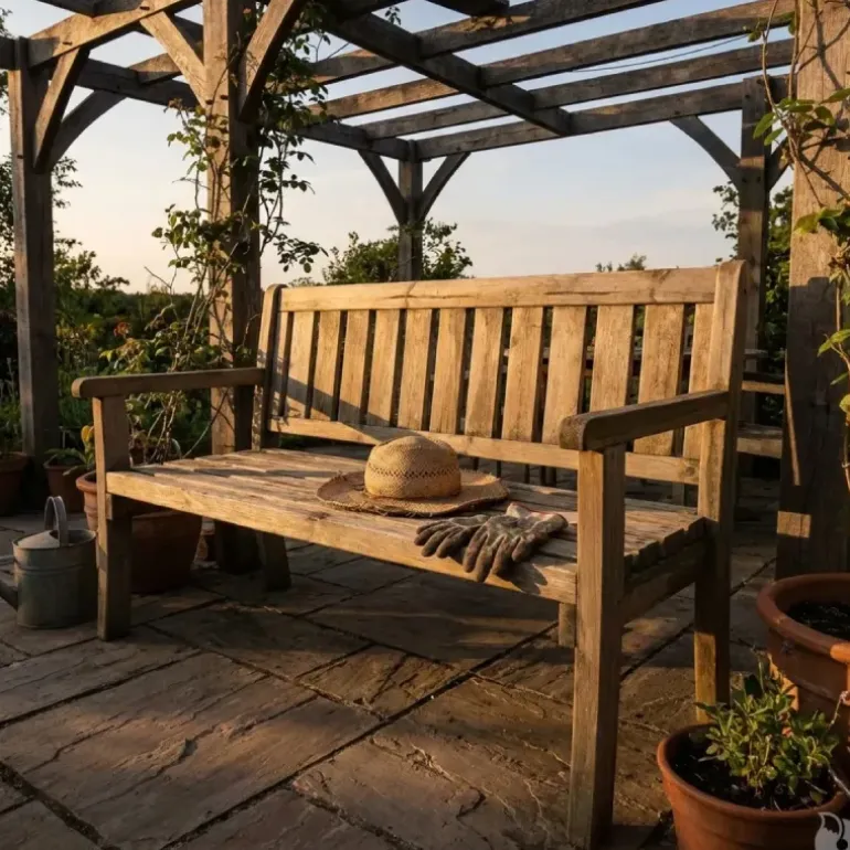 Banc de jardin en bois autoclave 150 cm