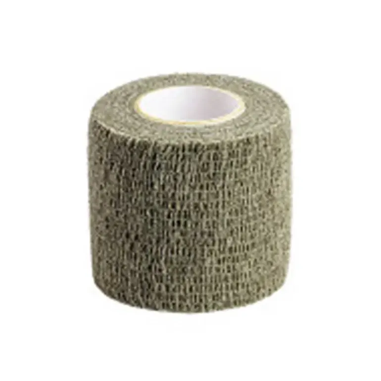 Bande auto-agrippante kaki 5 cm x 4,5 m – Réutilisable