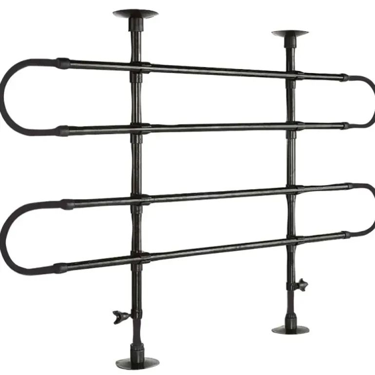 Barre pare-chien métallique ajustable 85-140cm H60-110cm