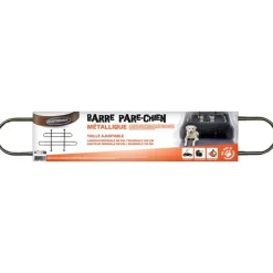 Barre pare-chien métallique ajustable 85-140cm H60-110cm