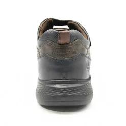 Baskets cuir scratch double velcro Strech semelle PVC