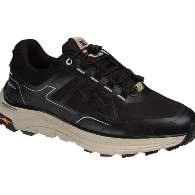 Baskets de marche Caracas - Homme Noir - SAFETY JOGGER