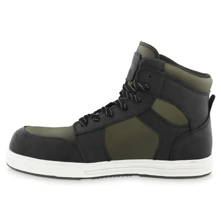 Baskets de sécurité Saron - Certifiées S3S - Kaki/Noir - Herock