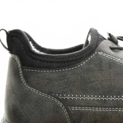 Baskets fourrées effet peau de pêche gris 40 à 46