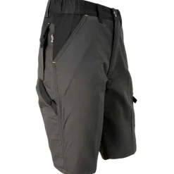 Bermuda de travail 4 poches polyester coton gris noir 38 à 52