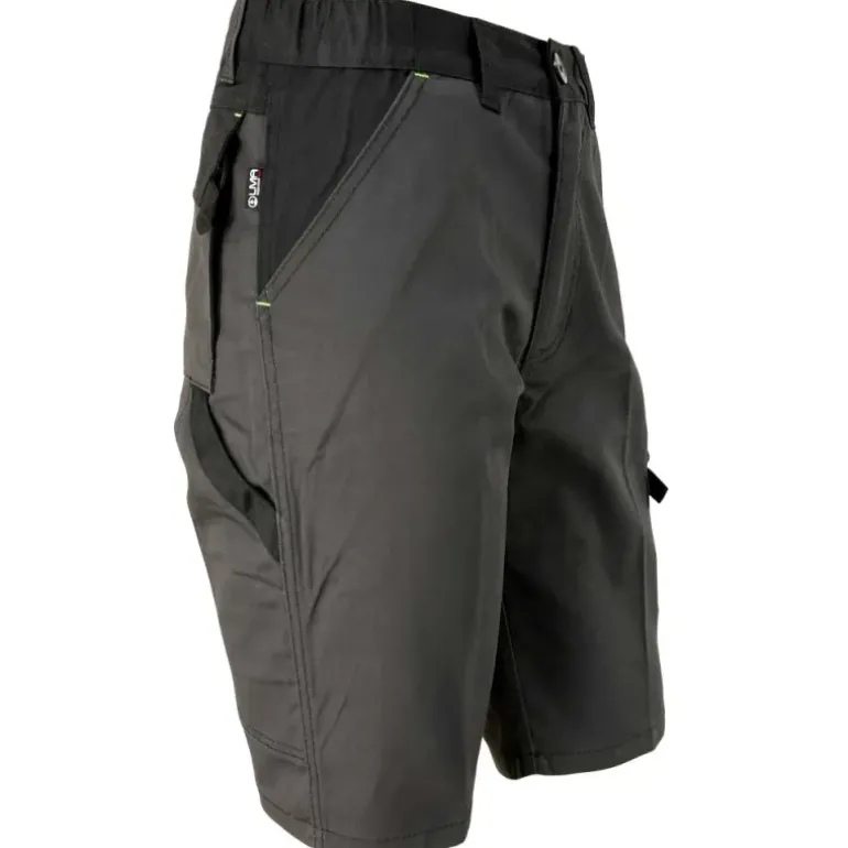 Bermuda de travail 4 poches polyester coton gris noir 38 à 52