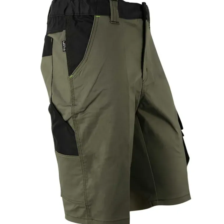 Bermuda de travail homme ULYSSE coton polyester kaki gris 38 à 50
