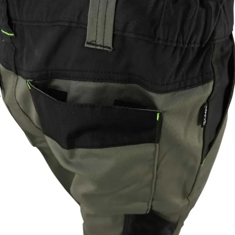 Bermuda de travail homme ULYSSE coton polyester kaki gris 38 à 50