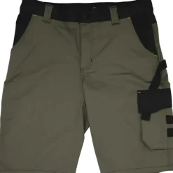 Bermuda de travail homme ULYSSE coton polyester kaki gris 38 à 50